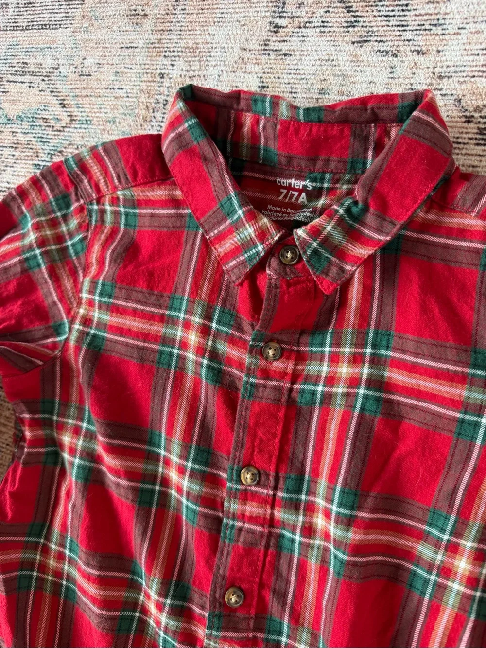 Carters classic plaid
